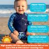 image:imageSwimZip Boys Long Sleeve Rash Guard amp Swim Shorts Set  UPF 50 Sun ProtectionCoastal