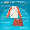 image:imageSwimZip Boys Long Sleeve Rash Guard amp Swim Shorts Set  UPF 50 Sun ProtectionDesert