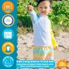 image:imageSwimZip Boys Long Sleeve Rash Guard amp Swim Shorts Set  UPF 50 Sun ProtectionGamified