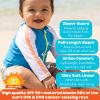 image:imageSwimZip Boys Long Sleeve Rash Guard amp Swim Shorts Set  UPF 50 Sun ProtectionGroovy