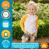 image:imageSwimZip Boys Long Sleeve Rash Guard amp Swim Shorts Set  UPF 50 Sun ProtectionJoyful