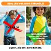 image:imageSwimZip Boys Long Sleeve Rash Guard amp Swim Shorts Set  UPF 50 Sun ProtectionKaleidoscope