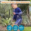 image:imageSwimZip Boys Long Sleeve Rash Guard amp Swim Shorts Set  UPF 50 Sun ProtectionNavy Gingham