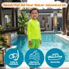 image:imageSwimZip Boys Long Sleeve Rash Guard amp Swim Shorts Set  UPF 50 Sun ProtectionNeon Green