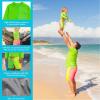 image:imageSwimZip Boys Long Sleeve Rash Guard amp Swim Shorts Set  UPF 50 Sun ProtectionNeon Sunrise