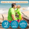 image:imageSwimZip Boys Long Sleeve Rash Guard amp Swim Shorts Set  UPF 50 Sun ProtectionNeon Sunrise