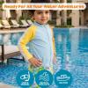 image:imageSwimZip Boys Long Sleeve Rash Guard amp Swim Shorts Set  UPF 50 Sun ProtectionSunshine