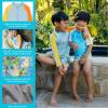 image:imageSwimZip Boys Long Sleeve Rash Guard amp Swim Shorts Set  UPF 50 Sun ProtectionSunshine