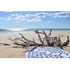 image:imageSwimZip Round Beach Towel Black Sand BeachBlue