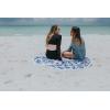 image:imageSwimZip Round Beach Towel Black Sand BeachBlue