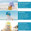 image:imageSwimZip Sun Hat with Neck Flap  UPF 50 Protection for Baby Toddler and KidsAqua