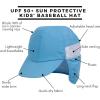 image:imageSwimZip Sun Hat with Neck Flap  UPF 50 Protection for Baby Toddler and KidsAqua