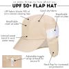 image:imageSwimZip Sun Hat with Neck Flap  UPF 50 Protection for Baby Toddler and KidsBeige