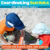 image:imageSwimZip Sun Hat with Neck Flap  UPF 50 Protection for Baby Toddler and KidsMint Green