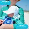 image:imageSwimZip Sun Hat with Neck Flap  UPF 50 Protection for Baby Toddler and KidsMint Green
