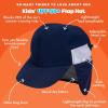 image:imageSwimZip Sun Hat with Neck Flap  UPF 50 Protection for Baby Toddler and KidsNavy