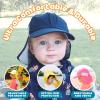 image:imageSwimZip Sun Hat with Neck Flap  UPF 50 Protection for Baby Toddler and KidsNavy