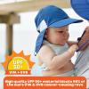 image:imageSwimZip Sun Hat with Neck Flap  UPF 50 Protection for Baby Toddler and KidsNavy