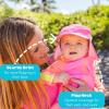 image:imageSwimZip Sun Hat with Neck Flap  UPF 50 Protection for Baby Toddler and KidsNeon Shocking Pink