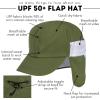 image:imageSwimZip Sun Hat with Neck Flap  UPF 50 Protection for Baby Toddler and KidsOlive