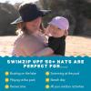 image:imageSwimZip Sun Hat with Neck Flap  UPF 50 Protection for Baby Toddler and KidsPink