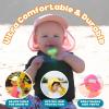 image:imageSwimZip Sun Hat with Neck Flap  UPF 50 Protection for Baby Toddler and KidsPink