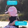 image:imageSwimZip Sun Hat with Neck Flap  UPF 50 Protection for Baby Toddler and KidsPink