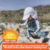 image:imageSwimZip Sun Hat with Neck Flap  UPF 50 Protection for Baby Toddler and KidsWhite