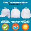 image:imageSwimZip Sun Hat with Neck Flap  UPF 50 Protection for Baby Toddler and KidsWhite