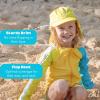 image:imageSwimZip Sun Hat with Neck Flap  UPF 50 Protection for Baby Toddler and KidsYellow