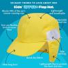 image:imageSwimZip Sun Hat with Neck Flap  UPF 50 Protection for Baby Toddler and KidsYellow
