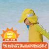 image:imageSwimZip Sun Hat with Neck Flap  UPF 50 Protection for Baby Toddler and KidsYellow