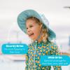 image:imageSwimZip Wide Brim Sun Hat  UPF 50 Protection for Baby Toddler and KidsAqua