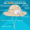 image:imageSwimZip Wide Brim Sun Hat  UPF 50 Protection for Baby Toddler and KidsBeige