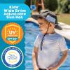image:imageSwimZip Wide Brim Sun Hat  UPF 50 Protection for Baby Toddler and KidsBlack