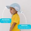 image:imageSwimZip Wide Brim Sun Hat  UPF 50 Protection for Baby Toddler and KidsDream Blue
