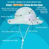 image:imageSwimZip Wide Brim Sun Hat  UPF 50 Protection for Baby Toddler and KidsMint Green