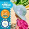 image:imageSwimZip Wide Brim Sun Hat  UPF 50 Protection for Baby Toddler and KidsMint Green