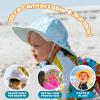 image:imageSwimZip Wide Brim Sun Hat  UPF 50 Protection for Baby Toddler and KidsMint Green