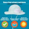 image:imageSwimZip Wide Brim Sun Hat  UPF 50 Protection for Baby Toddler and KidsMint Green