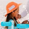 image:imageSwimZip Wide Brim Sun Hat  UPF 50 Protection for Baby Toddler and KidsOrange