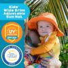 image:imageSwimZip Wide Brim Sun Hat  UPF 50 Protection for Baby Toddler and KidsOrange