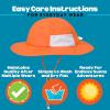 image:imageSwimZip Wide Brim Sun Hat  UPF 50 Protection for Baby Toddler and KidsOrange
