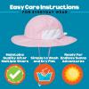 image:imageSwimZip Wide Brim Sun Hat  UPF 50 Protection for Baby Toddler and KidsPink
