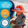 image:imageSwimZip Wide Brim Sun Hat  UPF 50 Protection for Baby Toddler and KidsRed