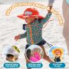 image:imageSwimZip Wide Brim Sun Hat  UPF 50 Protection for Baby Toddler and KidsRed