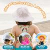 image:imageSwimZip Wide Brim Sun Hat  UPF 50 Protection for Baby Toddler and KidsWhite