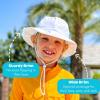image:imageSwimZip Wide Brim Sun Hat  UPF 50 Protection for Baby Toddler and KidsWhite
