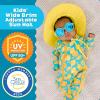 image:imageSwimZip Wide Brim Sun Hat  UPF 50 Protection for Baby Toddler and KidsYellow