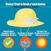 image:imageSwimZip Wide Brim Sun Hat  UPF 50 Protection for Baby Toddler and KidsYellow